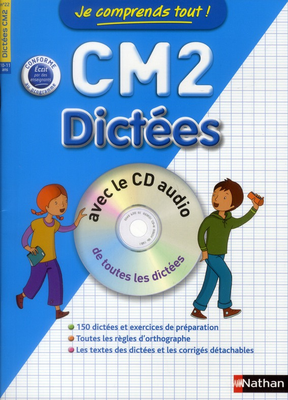 CM2 Dictées. Avec 1 CD audio