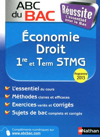 Economie-Droit e et Tle STMG. Programme 2013