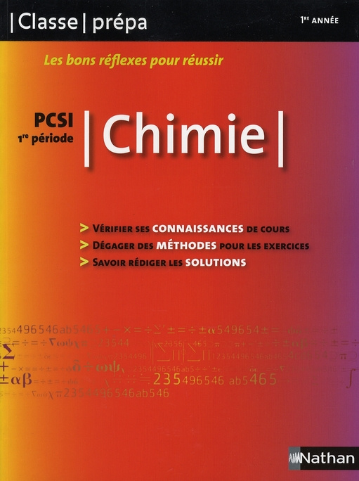 Chimie PCSI 1e Période