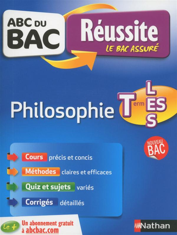 Philosophie Tle L-ES-S