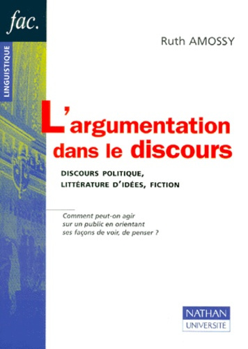 L'ARGUMENTATION DANS LE DISCOURS