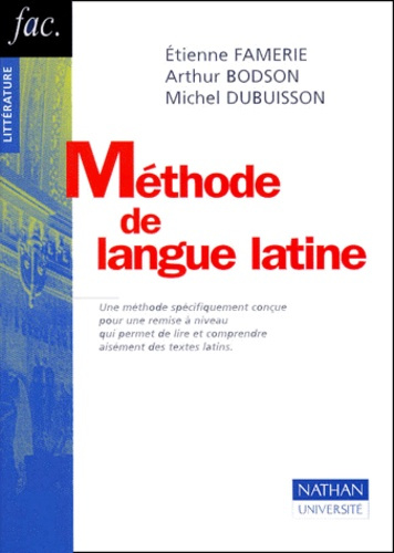 METHODE DE LANGUE LATINE