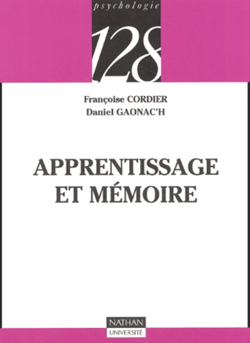 APPRENTISSAGE ET MEMOIRE