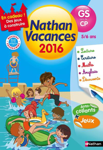 Nathan vacances de la GS vers le CP 5/6 ans. Edition 2016
