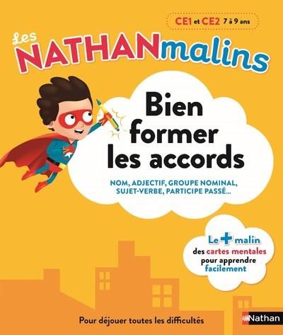 Bien former les accords CE1 et CE2, 7 à 9 ans. Nom, adjectif, groupe nominal, sujet-verbe, participe