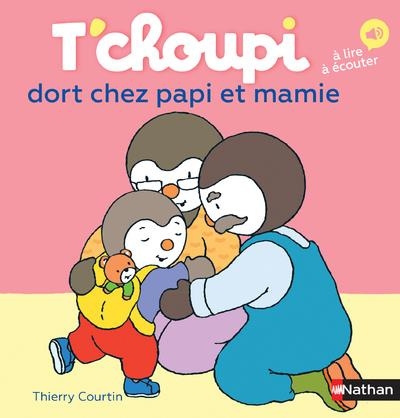 T'choupi, l'ami des petits Tome 48 : T'choupi dort chez papi et mamie