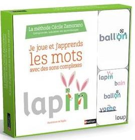 Je joue et j'apprends les mots avec des sons complexes. Avec 2 jeux de cartes, Edition 2020