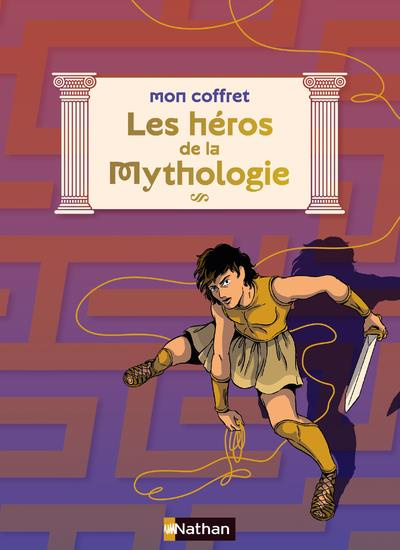 Mon coffret Les héros de la mythologie en 3 volumes. Thésée contre le Minotaure ; Dans le ventre du