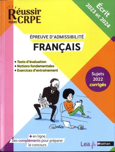 Français épreuve d'admissibilité. Ecrit, Edition 2023-2024