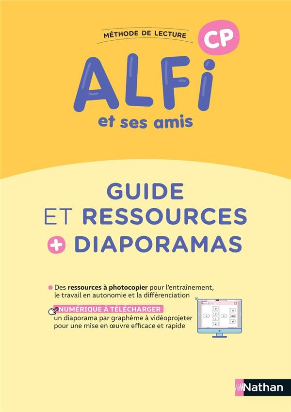 Méthode de lecture Alfi et ses amis CP. Guide et ressources   diaporamas