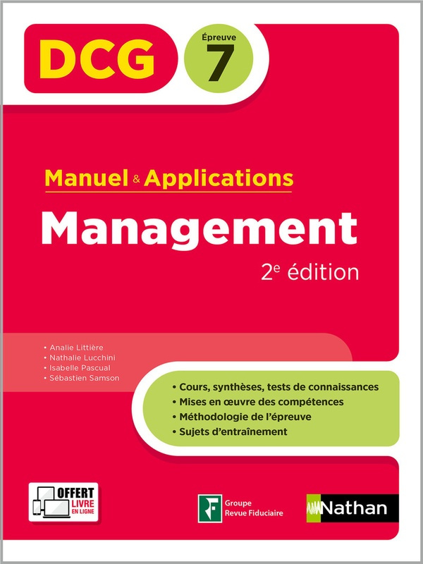 Management DCG 7. Manuel & Applications, 2e édition