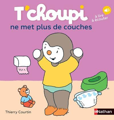 T'choupi ne met plus de couches. Avec 1 QR code