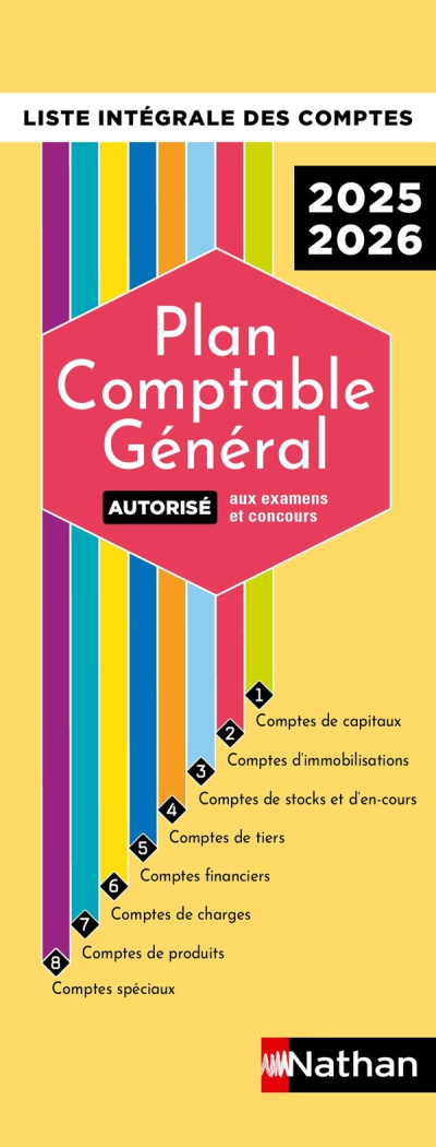 Plan comptable général. Edition 2025-2026