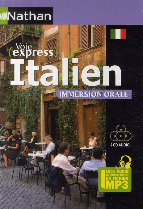 ITALIEN PACK 100 % AUDIO - IMMERSION ORALE - METHODE DE LANGUES