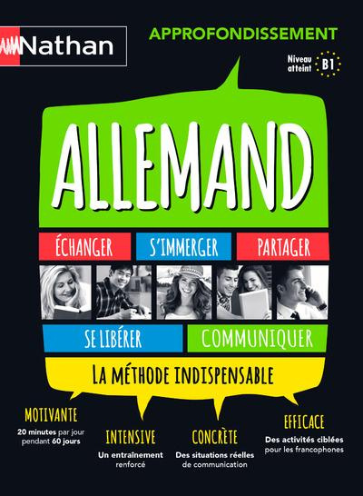 Coffret Allemand approfondissement. B1, Edition 2015, avec 3 CD audio