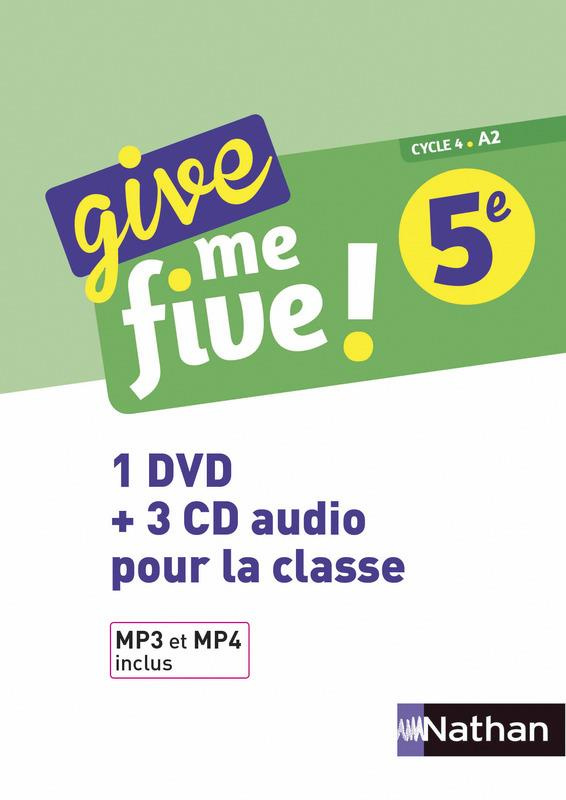 GIVE ME FIVE 5EME - COFFRET CD   DVD CLASSE 2017