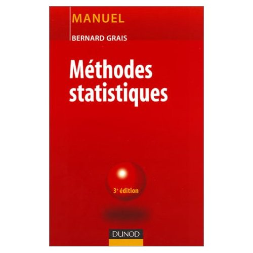 METHODES STATISTIQUES - 3EME EDITION