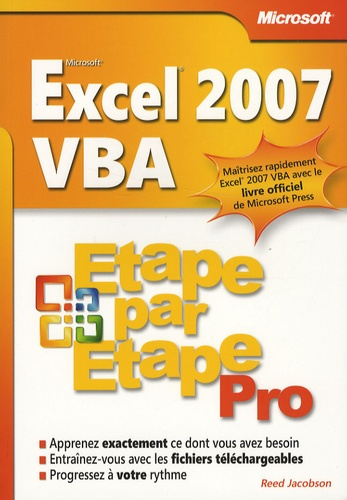 EXCEL 2007 VBA - LIVRE+COMPLEMENTS EN LIGNE