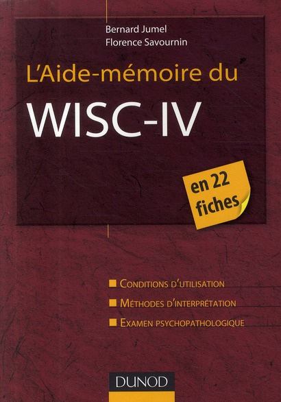 L'Aide-mémoire du WISC-IV