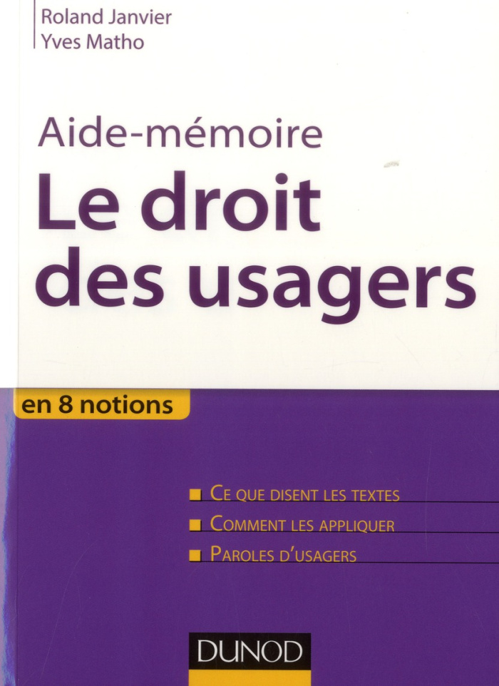 Le droit des usagers