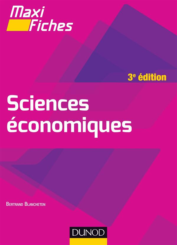 Sciences économiques. 3e édition