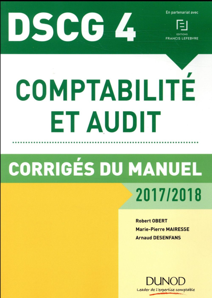 Comptabilité et audit DSCG 4