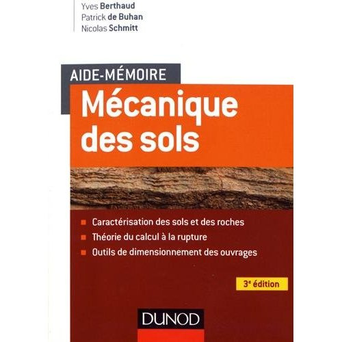 Aide-mémoire de mécanique des sols. 3e édition