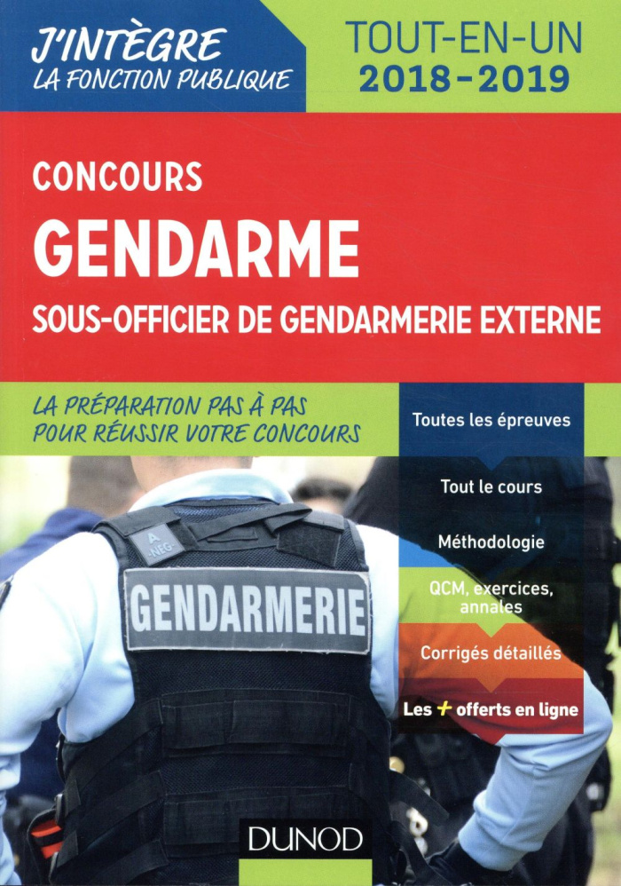 Concours gendarme sous officier de gendarmerie externe