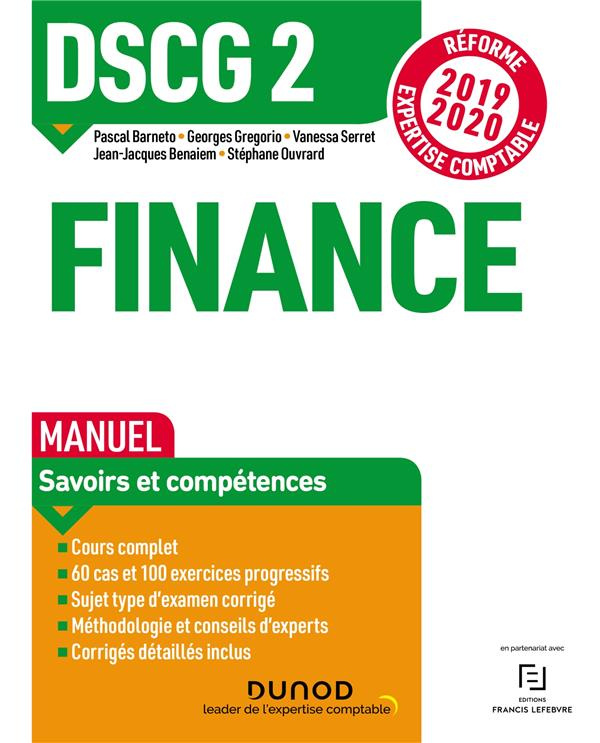 Finance DSCG 2. Manuel, Edition 2019-2020
