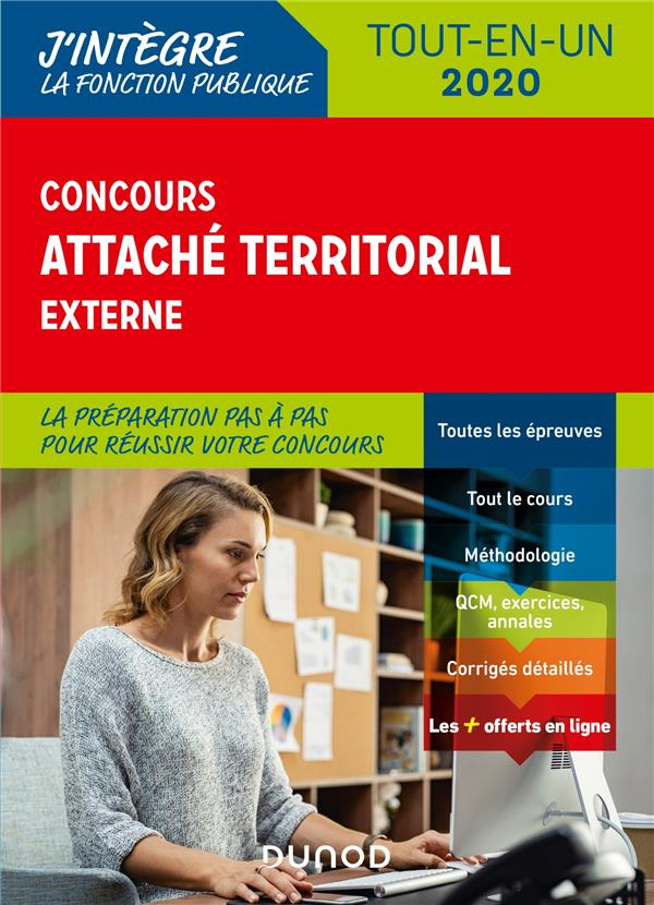 Concours attaché territorial externe. Tout-en-un, Edition 2020