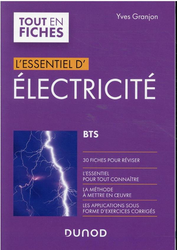 L'essentiel d'électricité BTS