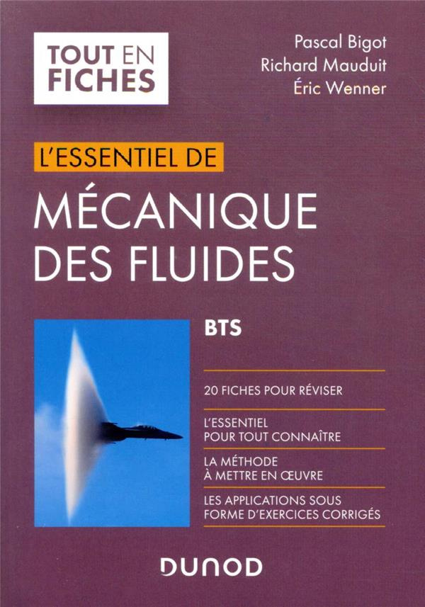 L'essentiel de mécanique des fluides BTS