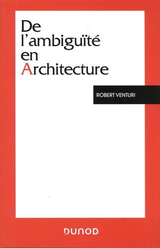 De l'ambiguïté en architecture