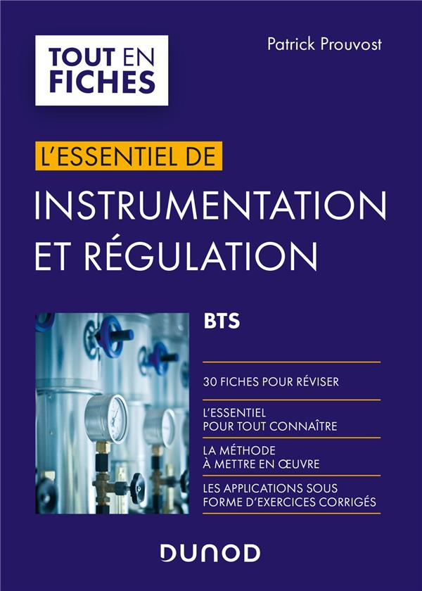 L'essentiel d'instrumentation et régulation. BTS