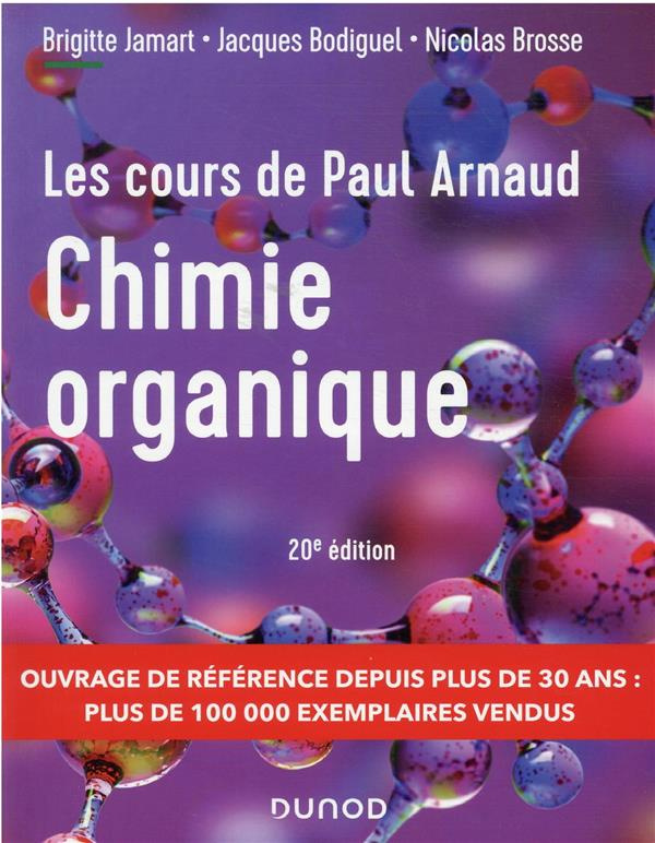 Chimie organique. 20e édition