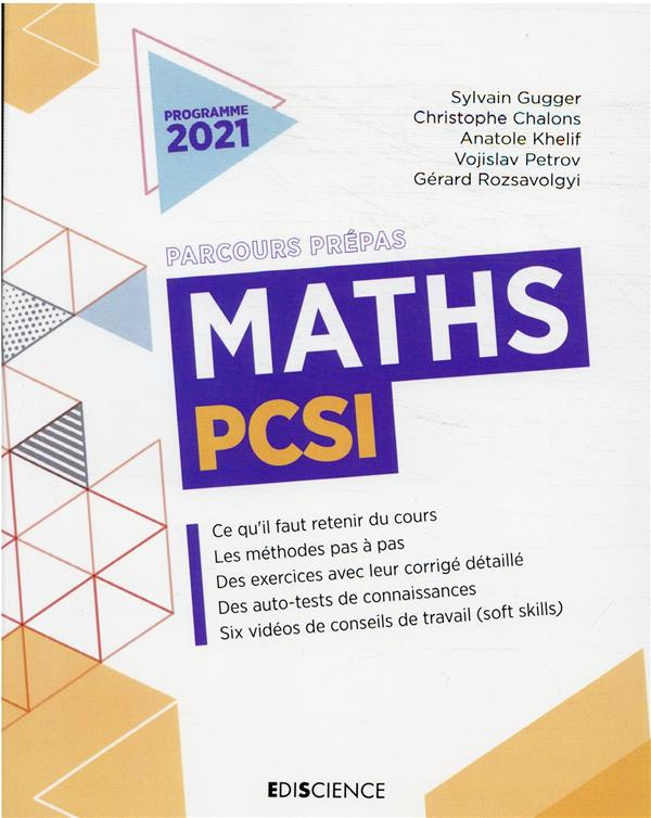 Maths PCSI. Edition 2021