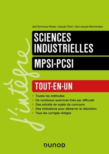 Sciences industrielles pour l'ingénieur MPSI-MP2I -PCSI. Tout-en-un, Edition 2021