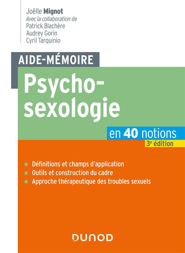 Psychosexologie. En 40 notions, 3e édition