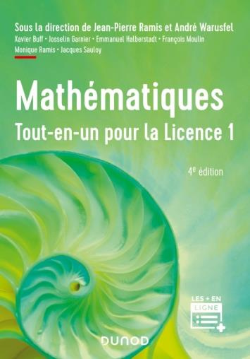Mathématiques. Tout-en-un pour la Licence 1, 4e édition