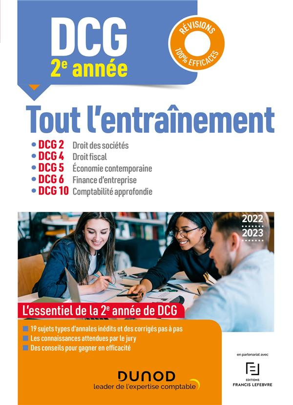 Tout l'entraînement DCG 2e année. Edition 2022-2023