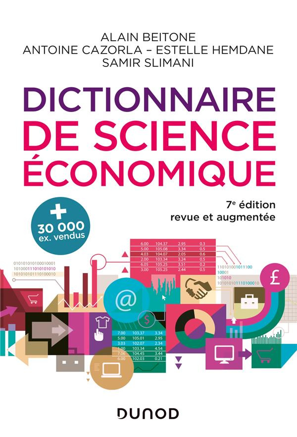 Dictionnaire de science économique. 7e édition revue et augmentée