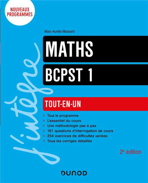 Maths BCPST 1. Tout-en-un, 2e édition