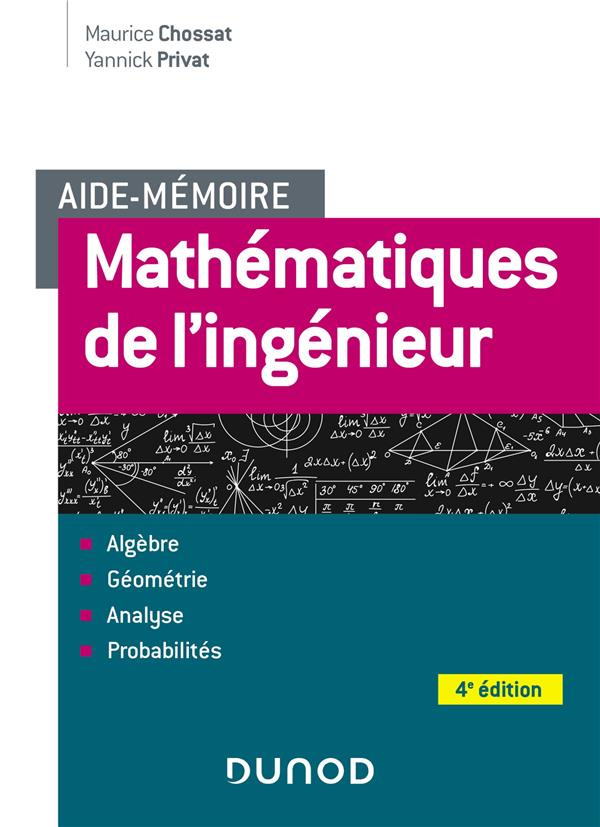 Mathématiques de l'ingénieur. 4e édition