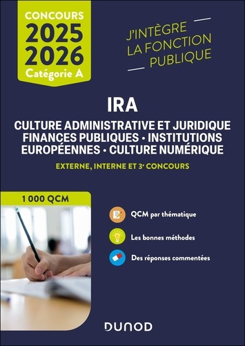 IRA Culture administrative et juridique, finances publiques, institutions européennes, culture numér