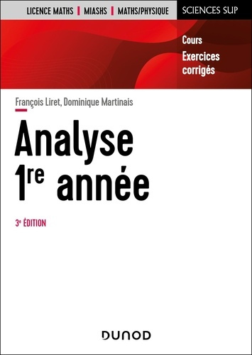 Analyse 1re année. 3e édition