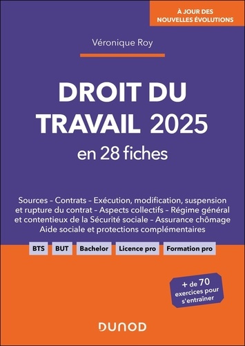 Droit du travail en 28 fiches. Edition 2025