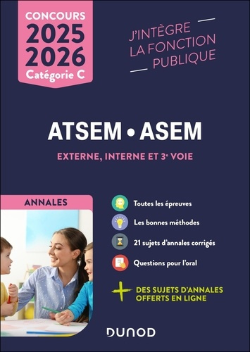 Concours ATSEM/ASEM Externe, interne et 3e voie Catégorie C. Edition 2025-2026