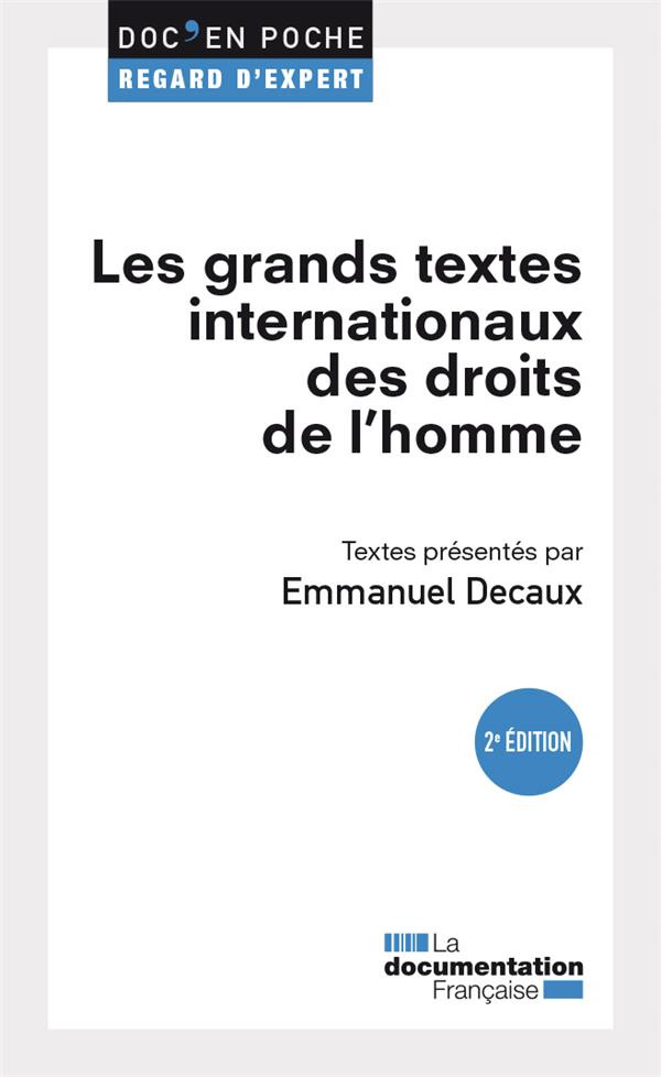 Les grands textes internationaux des droits de l'Homme