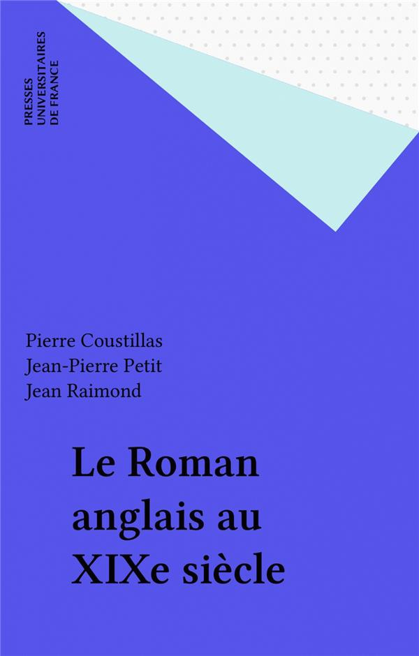 Le roman anglais au XIXe siècle
