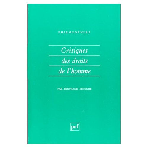 Critique des droits de l'homme